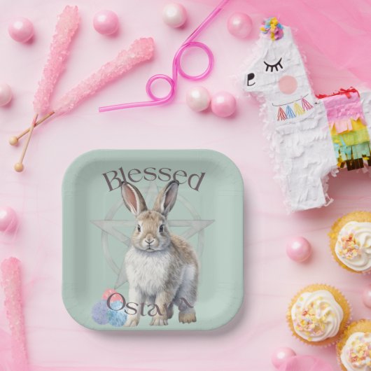 Gezegende Ostara papieren Borden Papieren Bordje (Feest)