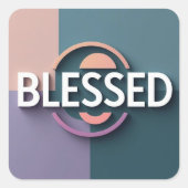 Gezegende Sticker - Ai design (Voorkant)