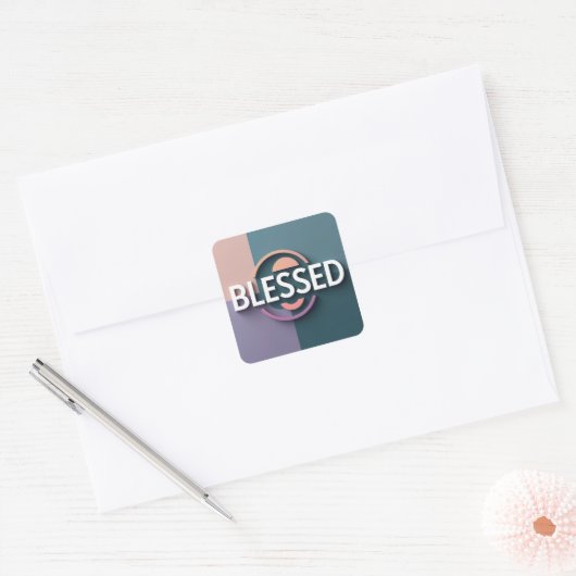 Gezegende Sticker - Ai design (Envelop)