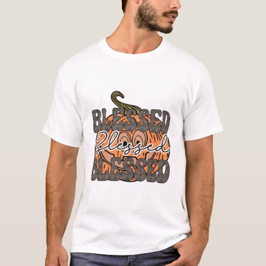 Gezegende Typografie T-shirt (Voorkant)