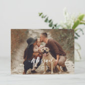 Gezegende Vakantie Kaart Wit (Staand voorkant)