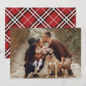 Gezegende Vakantie Kaart Wit (Voorkant / Achterkant)