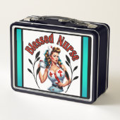 Gezegende Verpleegster Pinup (Achterkant)