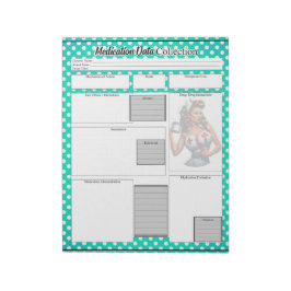 Gezegende Verpleegster Pinup _ Collectie van medic Notitieblok