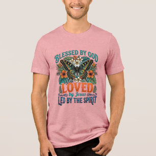 Gezegende Vlinder Christelijk T-Shirt Ontwerp_1
