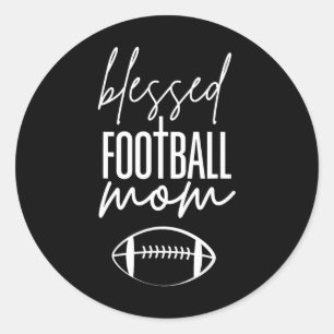 Gezegende Voetbal Moeder voor Christelijke Moeders Ronde Sticker