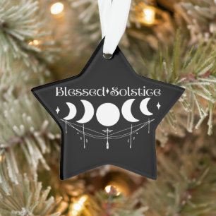 Gezegende zonnewende Wicca Pagan Witchy Ornament