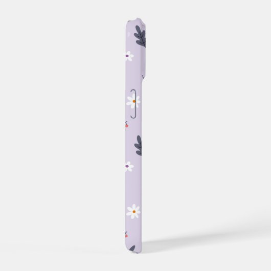 Gezellig bloempatroon iPhone 15 hoesje (Rechterkant)