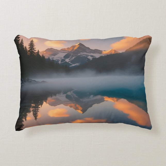 Gezellig comfort voldoet aan stijlvol design accent kussen (Voorkant)