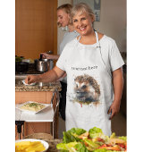 Gezellig Critter: Egel in Waterverf, op maat Schort