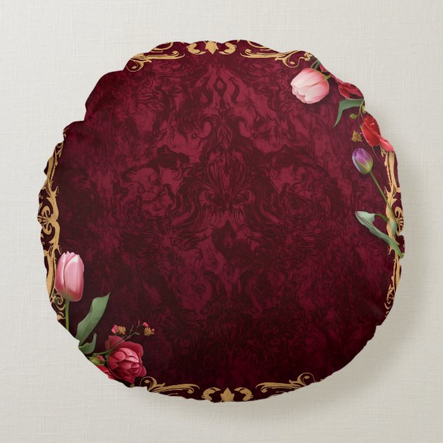 Gezellig Custom Round Sofa Kussen (Voorkant)