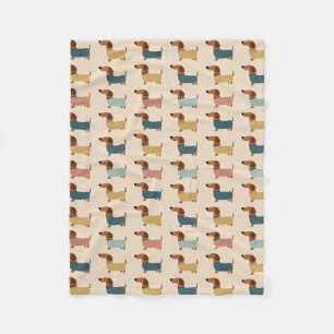 Gezellig Dachsund Trui Patroon Fleece Deken