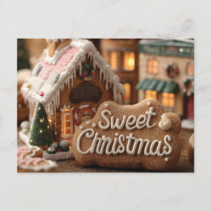 Gezellig Gemberhuis en "Sluimer Kerstmis" Briefkaart