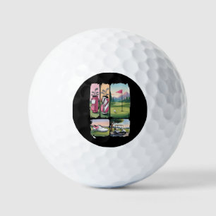 Gezellig golf grappige golfliefhebber seizoen toer golfballen