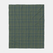 Gezellig Groen Plaid Fleece Deken | Rustic Tartan (Voorkant)