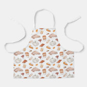 Gezellig Herfst Essentials Waterverf Patroon Schort (Voorkant)