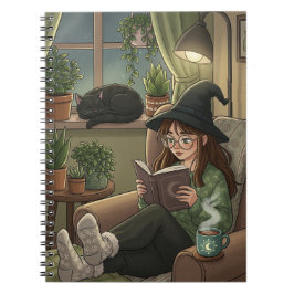 Gezellig Herfst Leesboek - Heksenkattenboeken Thee Notitieboek