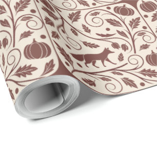 Gezellig herfstinpakpapier cadeaupapier