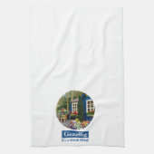 Gezellig, het is een nederlands ding! theedoek (Verticaal)