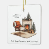 Gezellig Hygge Kerstverhaal Keramisch Ornament (Links)