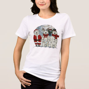 Gezellig kerst Beer Tri-Blend Shirt