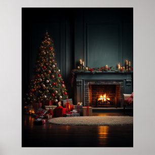 Gezellig kerst poster