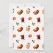 Gezellig kerstfeestje kaart (Achterkant)