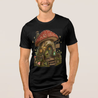 Gezellig Kikker Paddenstoel Cottage T-Shirt