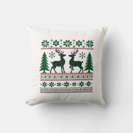 Gezellig Noords Kerstrendierkussen Kussen