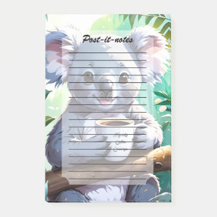 Gezellig Oerwoud Koala Coffee Post-it® Notes