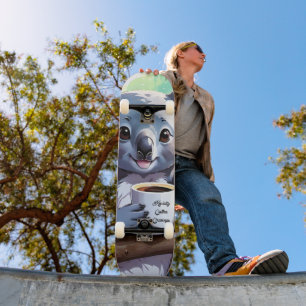 Gezellig Oerwoud Koala Coffee Skateboard