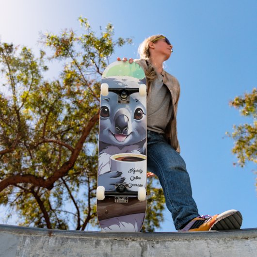 Gezellig Oerwoud Koala Coffee Skateboard (Buiten 1)