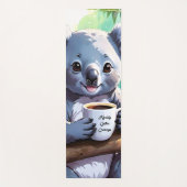Gezellig Oerwoud Koala Coffee Yogamat (Voorkant)