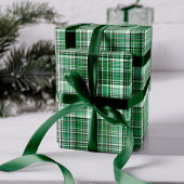 Gezellig rood en wit geruite flanel patroon cadeaupapier