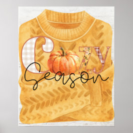 Gezellig seizoen, Herfst Wall Decor Poster