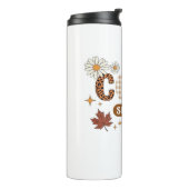 Gezellig seizoen oversized T-shirt Thermosbeker (Gedraaid links)