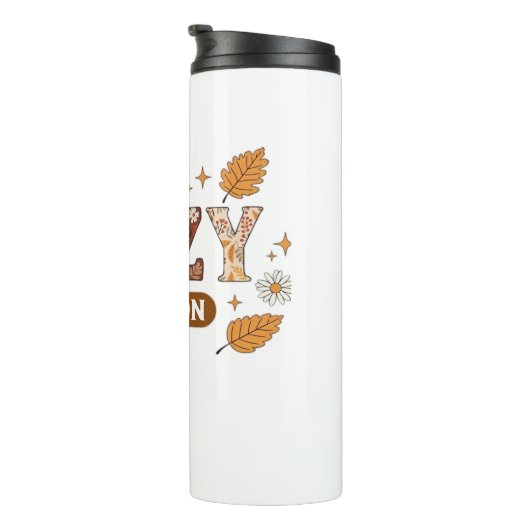 Gezellig seizoen oversized T-shirt Thermosbeker (Geroteerd rechts)