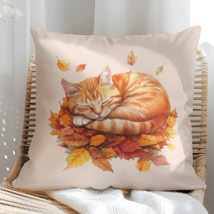 Gezellig Slapen Ginger Kat Zacht Blush Kussen