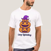 Gezellig Spooksy Halloween T-shirt | Schattigee & (Voorkant)
