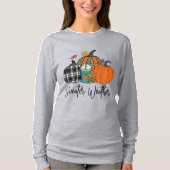 Gezellig sweaterweer t-shirt (Voorkant)