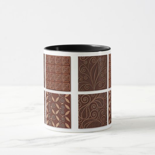 "Gezellig & Sweet Chocolate Design Pillow" Mok (Midden)