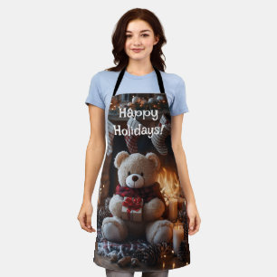 Gezellig Teddy Bear Holiday Design Schort