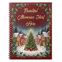 Gezellig Winterdorp Kerstmis Notitieboek