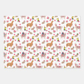 Gezellige Alpaca Capybara Llama met de hand geïllu Inpakpapier Vel (Voorkant 2)