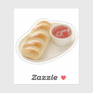 Gezellige bakkerij kunst sticker