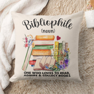 Gezellige Bibliofiele Definitie Kussen