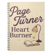 Gezellige boekenliefhebber en mindfulness Notitieb Notitieboek (Voorkant)