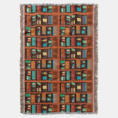 Gezellige boekenplanken Gooi Deken (Voorkant Verticaal)