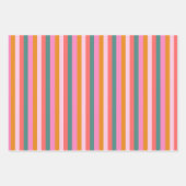 Gezellige Bright Pink Snowman Kerstmis Inpakpapier Vel (Voorkant 2)