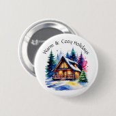 Gezellige Cabin Button (Voorkant /achterkant)